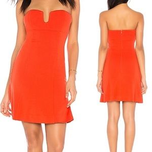Finders Keepers Nighttide Mini Dress NWT Small Orange Party